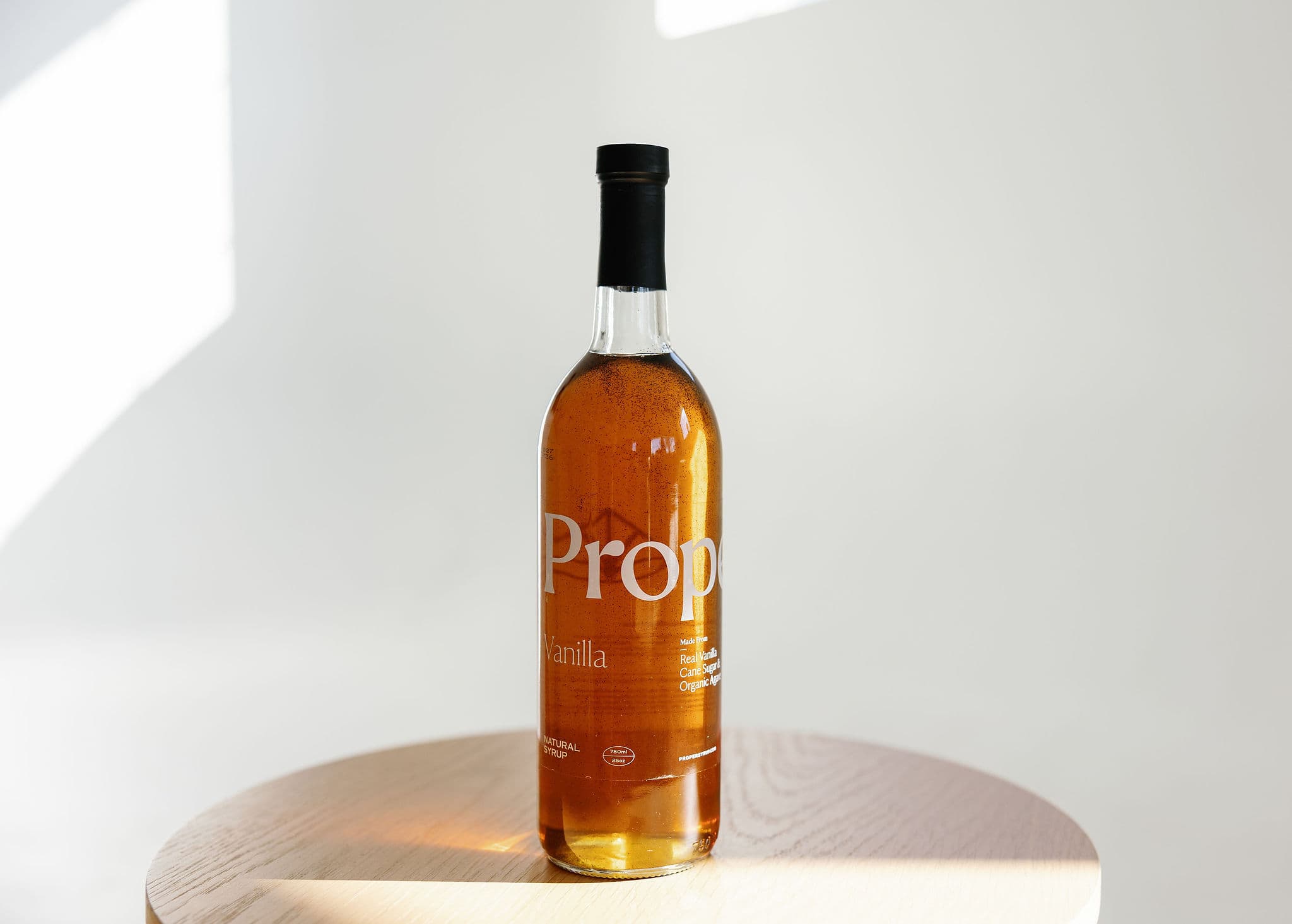 Proper syrup display